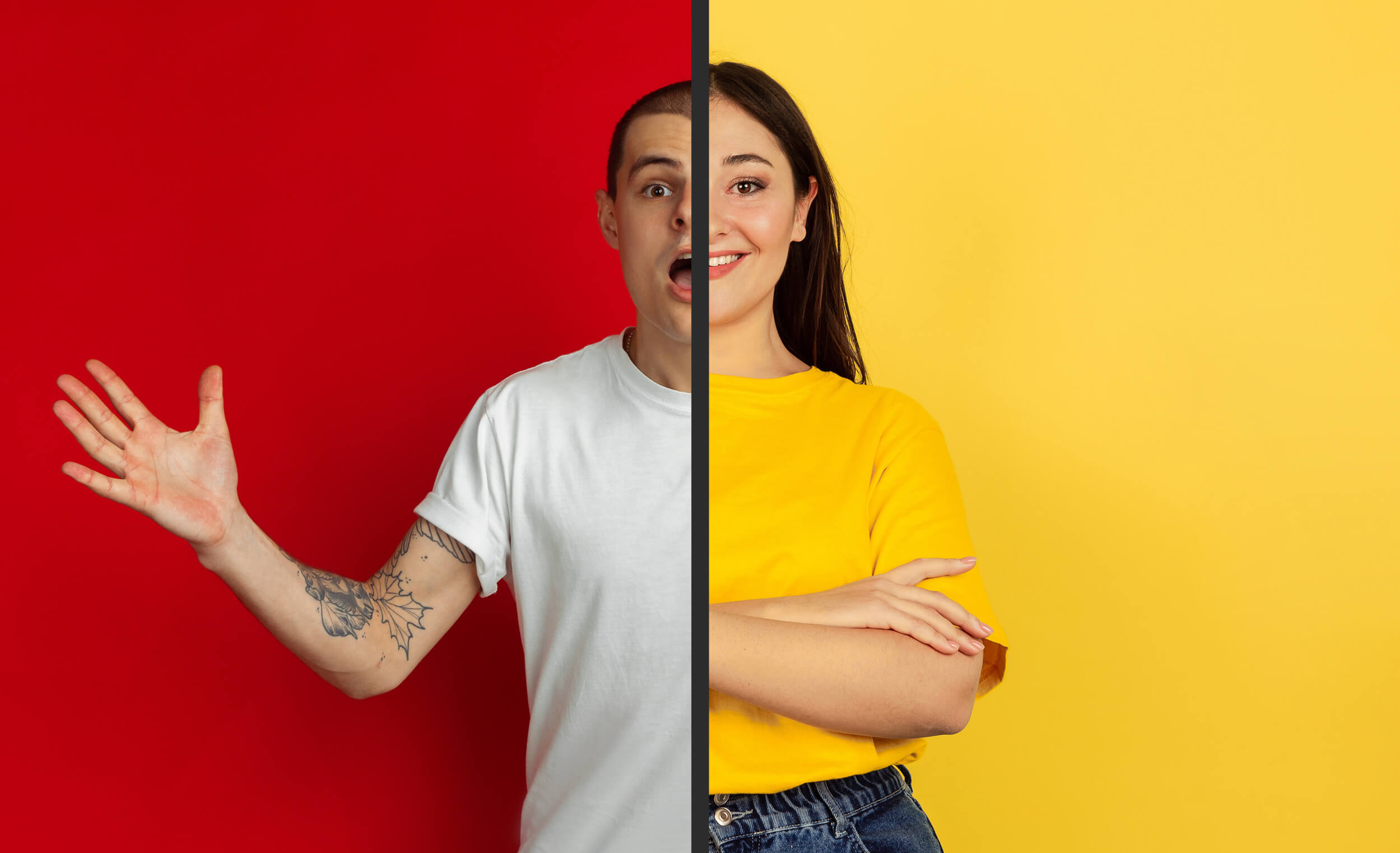 la moitié d'un mec, la moitié d'une femme